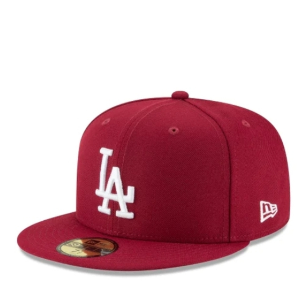LA Dogers 59fifty mens size 6 7/8 cardinal hat